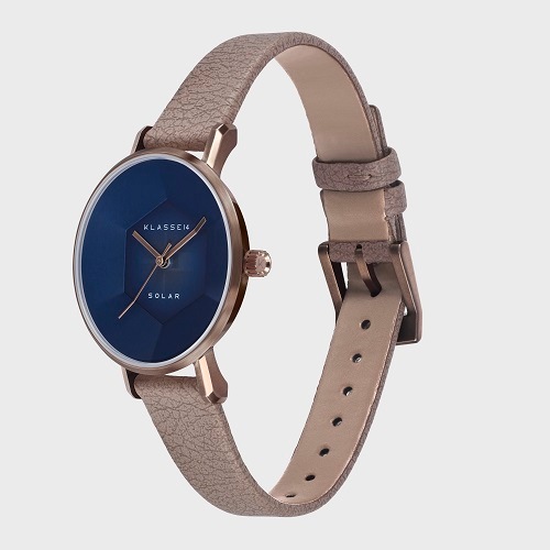 KLASSE14ʥ饹եƥVolare Solar Deep Blue Vintage Gold 34mm 顼WVS22VG002W