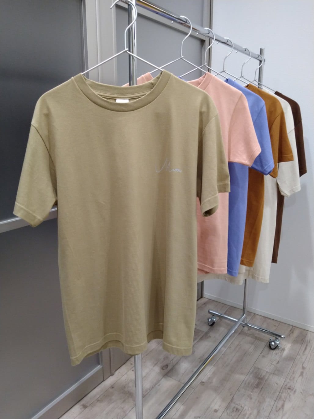 Mion Tシャツ 【 カーキ 】 綿 リライブプロ加工(強化版)