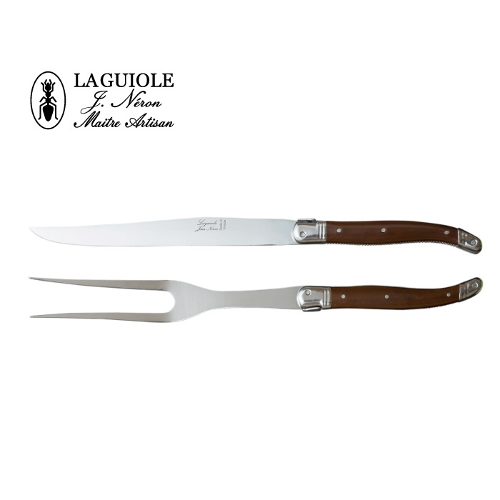 ����󡦥ͥ��� �����ӥ󥰥ʥ��ա��ե����� ���祳Jean Neron carving Knife and Fork chocolat