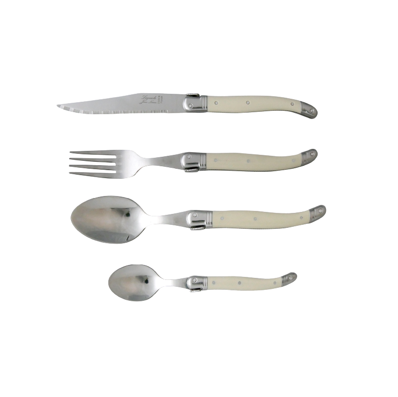 ����󡦥ͥ��� �饤�衼�롦���ȥ�꡼ ���ơ����ʥ���15/10 �����ܥ꡼<br>Jean Neron Laguioles Steak knife ivory