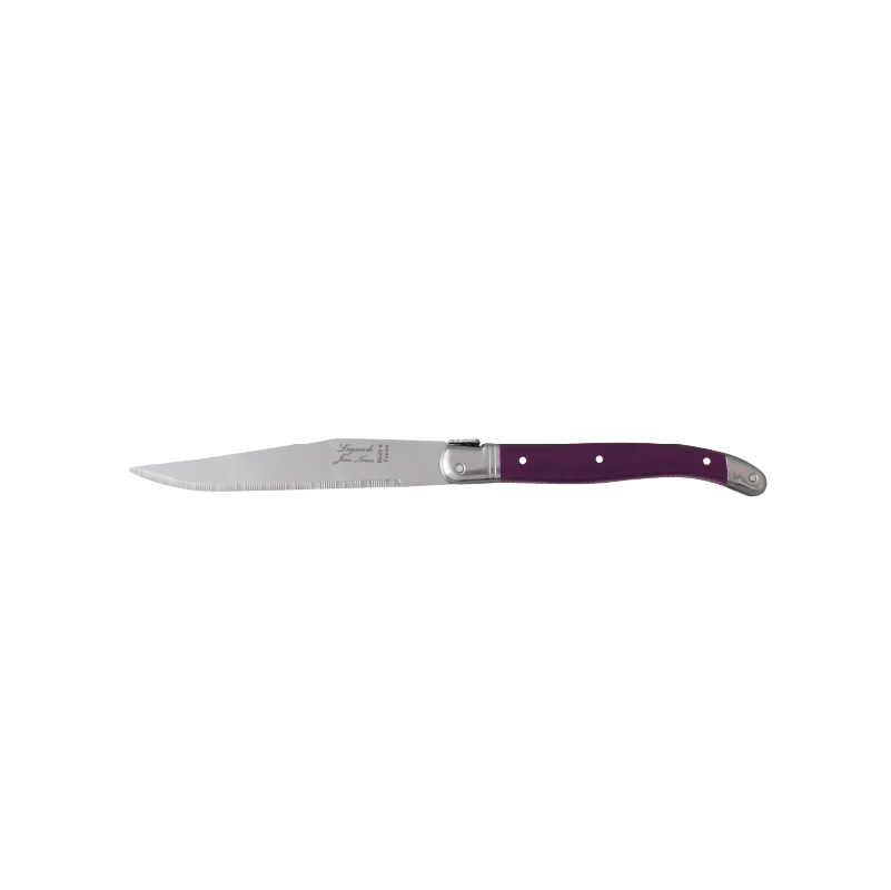 󡦥ͥ 饤衼롦ȥ꡼ ơʥ15/10 ٥른<br>Jean Neron Laguioles Steak knife aubergine