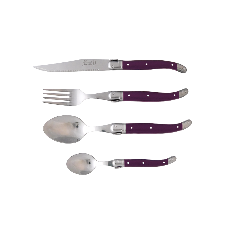 󡦥ͥ 饤衼롦ȥ꡼ ơ֥륹ס15/10 ٥른<br>Jean Neron Laguioles Table spoon aubergine<br>