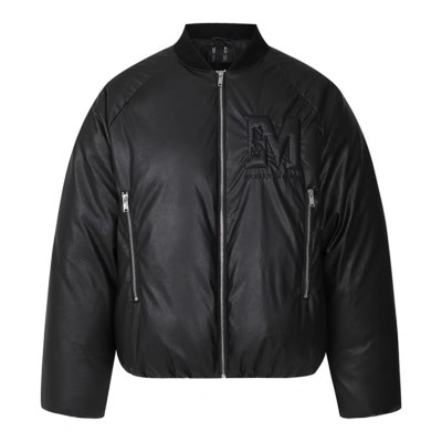 MEDM エンボス加工 MA-1 高品質PU ダウンジャケット｜MIRISE(ミライズ