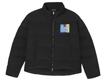 AFGK ベルクロ ロゴデザインパッチ ダウンジャケット 2023FW