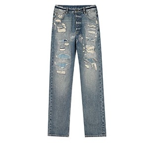 MEDM ダメージデニム ストレートジーンズ｜MIRISE(ミライズ)公式通販