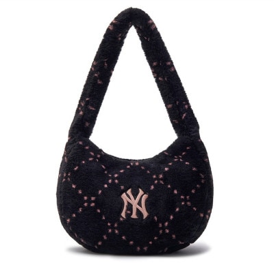 MLB Korea DIAMOND MONOGRAM FUR HOBO BAG ファー ホーボー