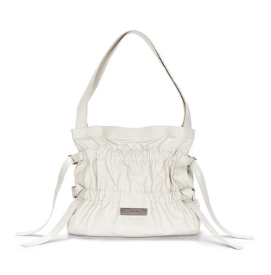 MATIN KIM 2024SS FAUX LEATHER SEASHELL BAG トートバッグ