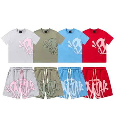 割引 Syna World 2024SS セットアップ ハーフスリーブ＆ショーツ LOGO トップス