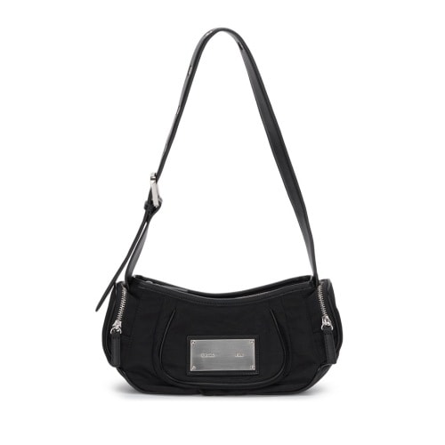 MATIN KIM ラウンドバッグ BLACK MATIN KIM ラウンドバッグ MADELEINE ROUND BAG IN BLACK