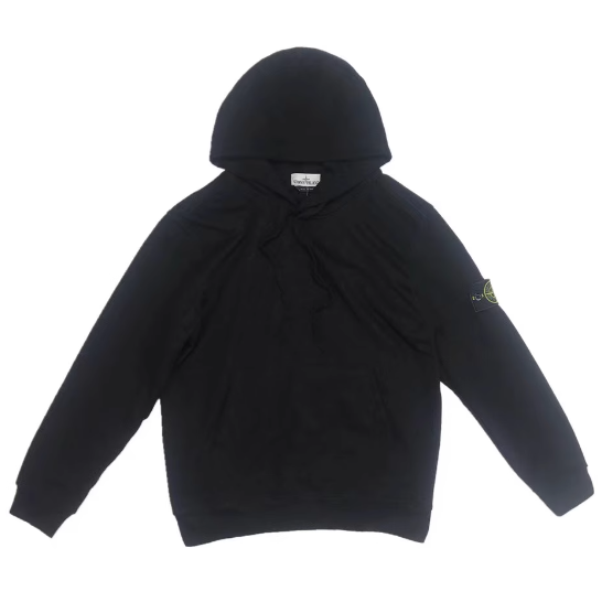 STONE ISLAND ワッペンパッチ コットン フーディー Brushed