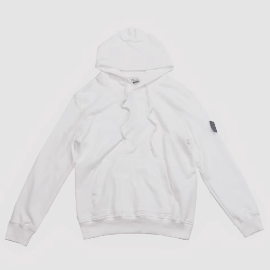 STONE ISLAND ワッペンパッチ コットン フーディー Brushed