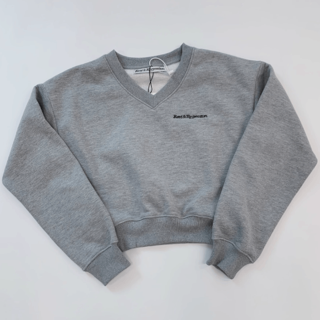 Rest&Recreation 裏起毛 クロップド スウェット OVERSIZED RAGLAN