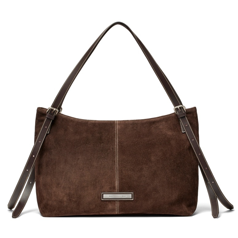 Matin Kim☆TWO WAY STRAP SUEDE LEATHER BAG MUSINSA | MATIN KIM TWO WAY STRAP SUEDE LEATHER BAG IN BEIGE
