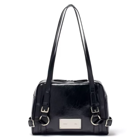 ショルダーバッグ・ポシェット Matin Kim BIKER DETAIL SQUARE SHOULDER BAG 5BFT002 MATIN KIM ショルダーバッグ BIKER DETAIL SQUARE SHOULDER BAG