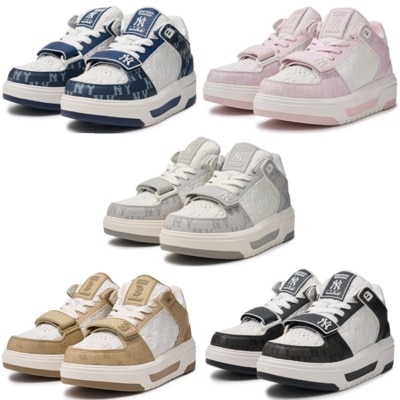 最終値下げ‼️新品 MLB KOREA スニーカー MLB Korea CHUNKY LINER MID MONOGRAM 厚底スニーカー 3ASXLM13N