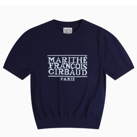 Marithe Francois Girbaud シャツ S MARITHE FRANCOIS GIRBAUD シャトルBIGトリムTシャツ