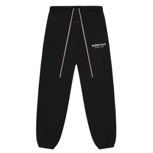 Fog Essentials スウェットパンツブラック　黒　裏起毛　反射フォント Fog Essentials スウェットパンツブラック黒 反射フォント