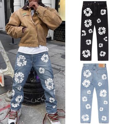 Denim Tears x Levi's 501 デニム ジーンズ Cotton Wreath jean