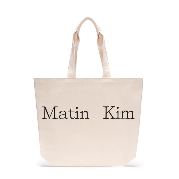 MATIN KIM キャンバス トートバッグ MATIN LOGO Canvas ECOBAG｜MIRISE
