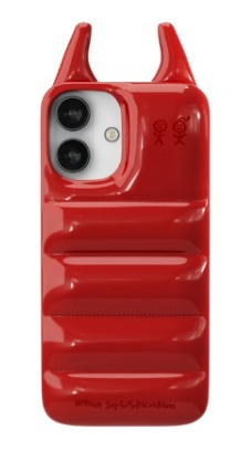 iPhoneアクセサリー The Puffer Case - Rouge / iPhone 14/13 The Puffer Case® - Rouge | Urban Sophistication