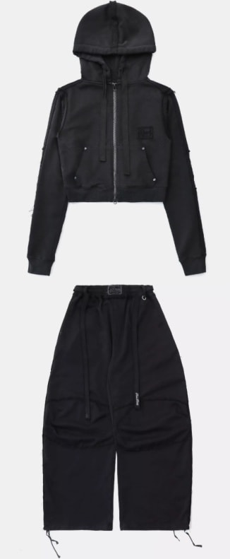 BADBLOOD セットアップ フーディ＆スウェットパンツ Low Edge