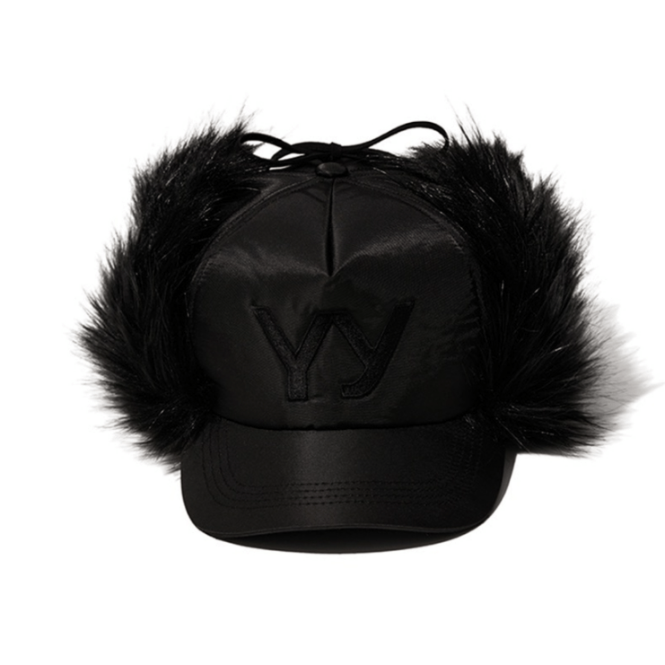 完売品OPENYY FAUX FUR CORDUROY EARFLAP CAP OPEN YY】FAUX FUR CORDUROY EARFLAP CAP◇ aespa着用 (OPEN