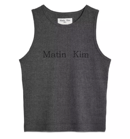 マーティンキム MATIN LOGO SLEEVELESS CROP TOP MUSINSA公式 | MATIN KIM [JAPAN EXCLUSIVE] MATIN LOGO SLEEVELESS