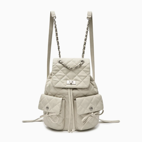 MATIN KIM DOUBLE POCKET QUILTING BACKPACK バックパック リュック