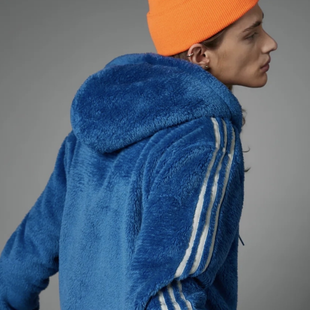 国内完売 adidas INDIGO HERZ FUR HOODIE＆PANTS エコファー フーディ