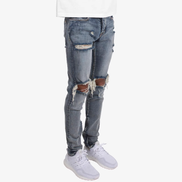 MNML ミニマル ストレッチ ダメージデニム M1 STRETCH DENIM