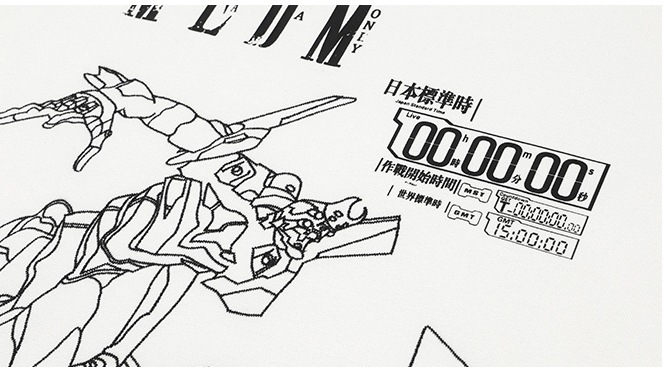 MEDM X EVANGELION コラボ ボディスタイルプリント ラウンド