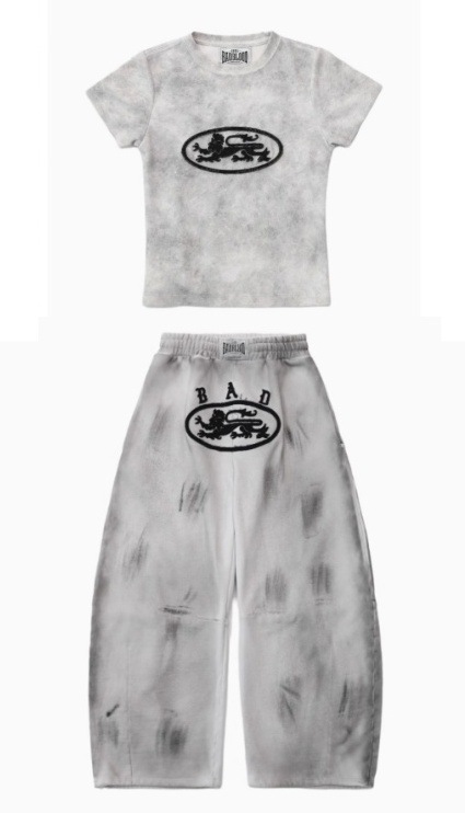 BADBLOOD セットアップ トップス＆スウェットパンツ Lion Patch Short
