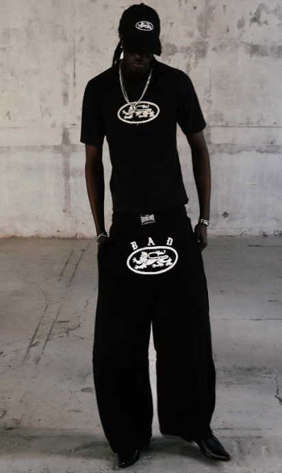 BADBLOOD セットアップ トップス＆スウェットパンツ Lion Patch Short 