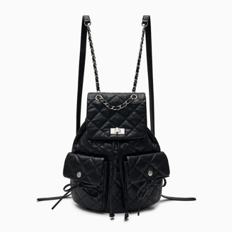 MATIN KIM DOUBLE POCKET QUILTING BACKPACK バックパック リュック