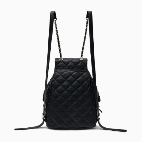 MATIN KIM QUILTING BACKPACK リュック 黒 MATIN KIM DOUBLE POCKET QUILTING BACKPACK バックパック リュック