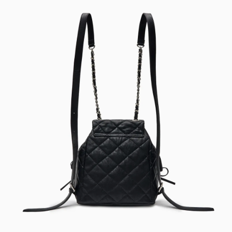 MARTIN KIM QUILTING MINI BACKPACK 黒 韓国 MATIN KIM DOUBLE POCKET QUILTING BACKPACK バックパック リュック