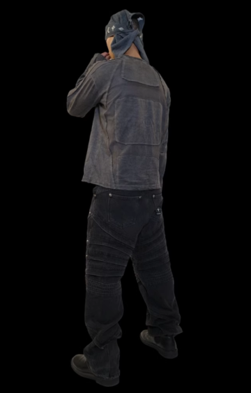 Thug Club ロゴ Tシャツ Turtle Mesh Sleeve T-shirt｜MIRISE(ミライズ