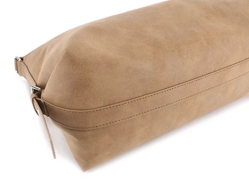 STAND Oilベージュ ショルダーバッグ 中型 STAND OIL: ステッチ ポスト ショルダー ハンド バッグ