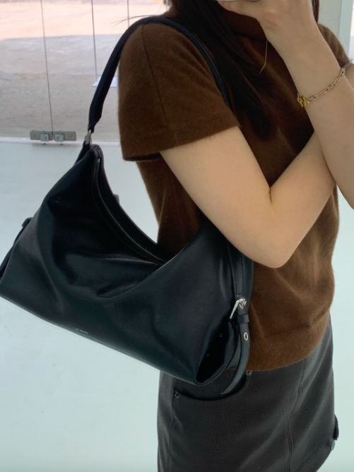 STAND OIL ワンショルダーバッグ Musshy Bag Mushy Bag · マッシュバッグ (ブラック) – Stand Oil Japan