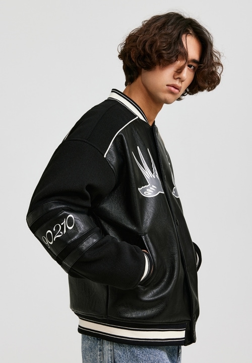 ANTIDOTE フェイクレザー スタジアムジャケット｜MIRISE(ミライズ)公式通販