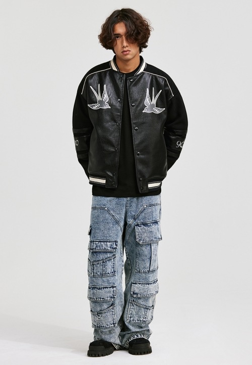 ANTIDOTE フェイクレザー スタジアムジャケット｜MIRISE(ミライズ)公式通販