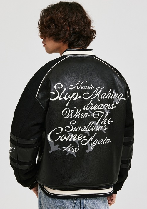 ANTIDOTE フェイクレザー スタジアムジャケット｜MIRISE(ミライズ)公式通販