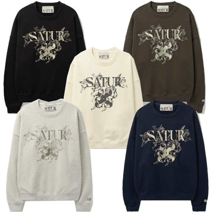SATUR/セター⭐︎スウェット・トレーナー⭐︎ SATUR/セター⭐︎スウェット・トレーナー⭐︎XL - メルカリ