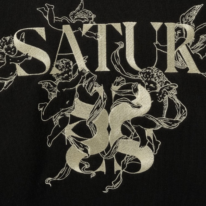 SATUR セター スウェット Angel Graphic Sweatshirt 4FK1822