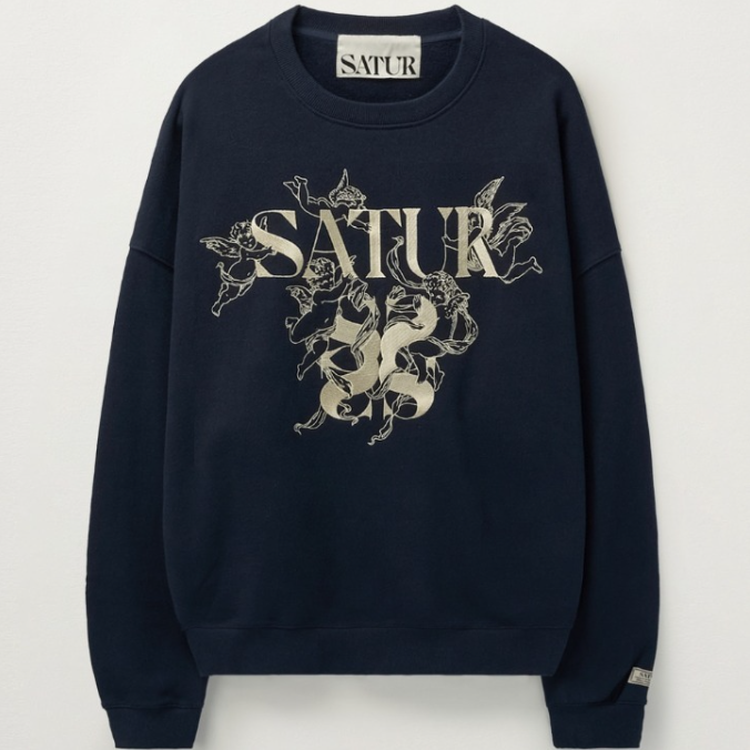 SATUR セター トレーナー　スウェットMサイズ 新品 SATUR 〈セター〉トレーナー