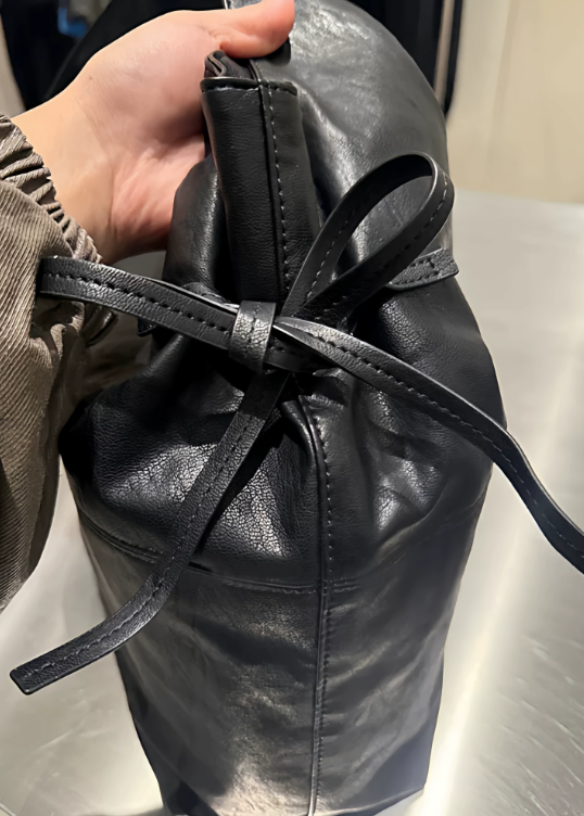 MATIN KIM ワンショルダーバッグ トートバッグ SIDE STRING LEATHER