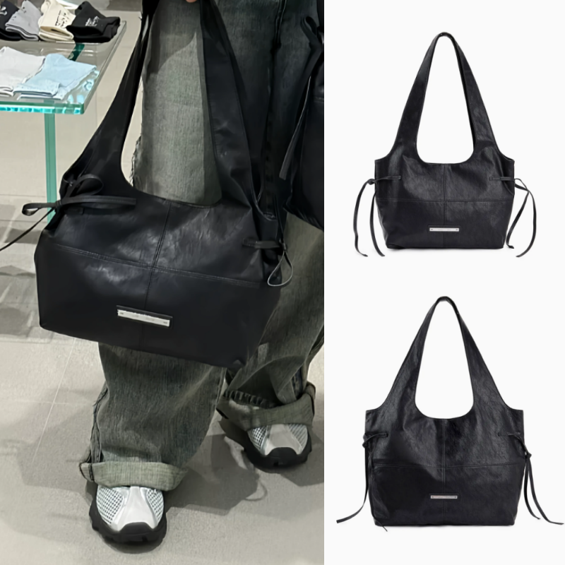 MATIN KIM ワンショルダーバッグ トートバッグ SIDE STRING LEATHER