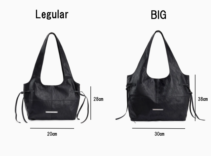 MATIN KIM ワンショルダーバッグ トートバッグ SIDE STRING LEATHER 