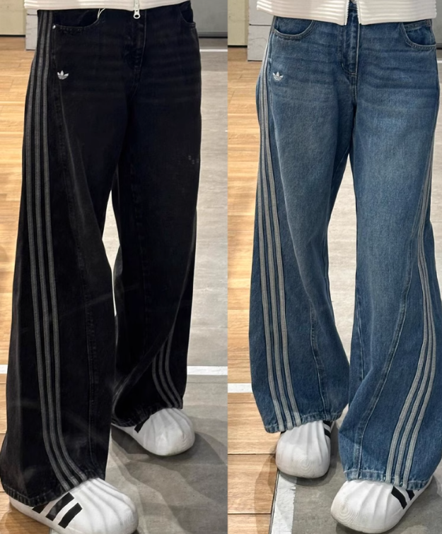 海外限定24 adidas ルーズデニムパンツ ブラック JX6865 海外限定24 adidas ルーズデニムパンツ ブラック JX6865 - メルカリ