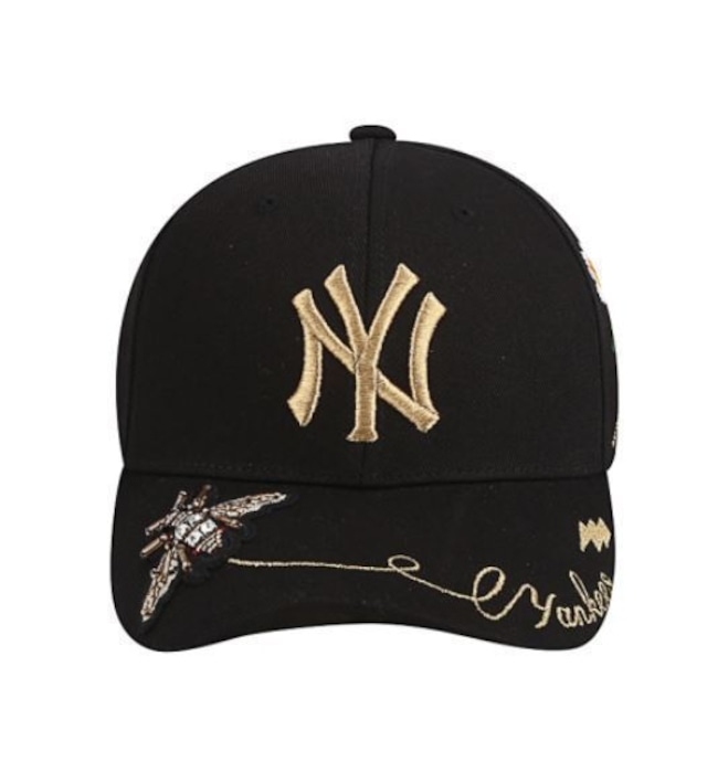 MLB キャップ 韓国 正規品 MLB korea Gold Bee ベースボールキャップ 32CPFN911｜MIRISE